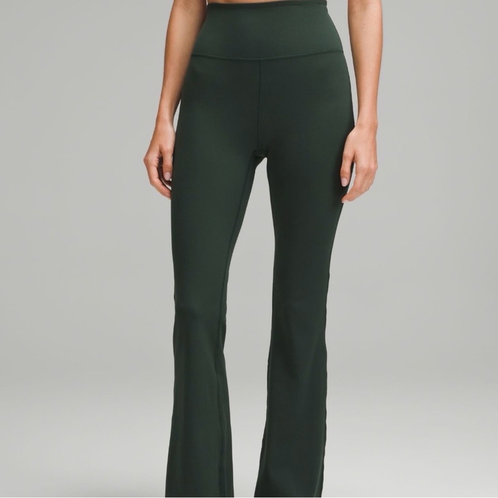 Lululemon Athletica Emerald Green Boot Cut Pants